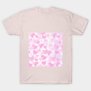 Beautiful valentine background pattern T-Shirt